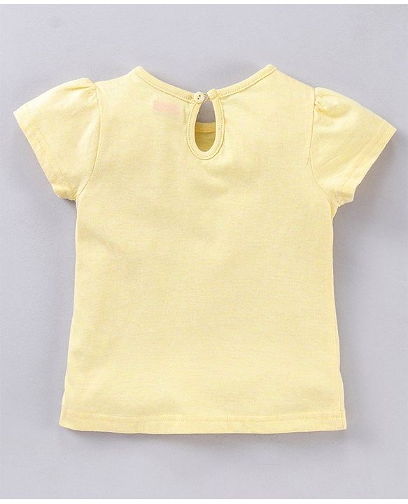 Babyhug Half Sleeves Solid Tee Pack of 3 - Yellow Pink Blue
