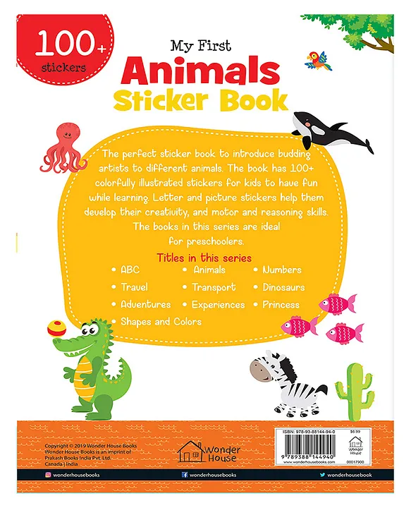 My First Shapes and Colours Sticker Book: Exciting Sticker Book With 100  Stickers : Wonder House Books: : Books