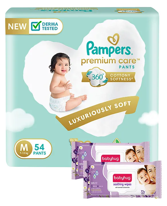 Pampers Pants M Size Pampers Diaper Skin First Super Absorbent Slim Pa –  WAFUU JAPAN