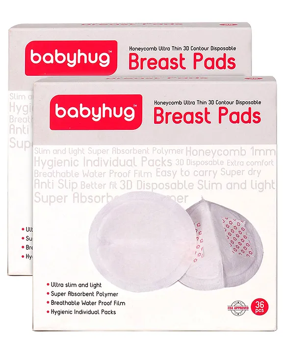 Buy LuvLap Natural Bamboo Washable Nursing Breast Pads, 8 pcs