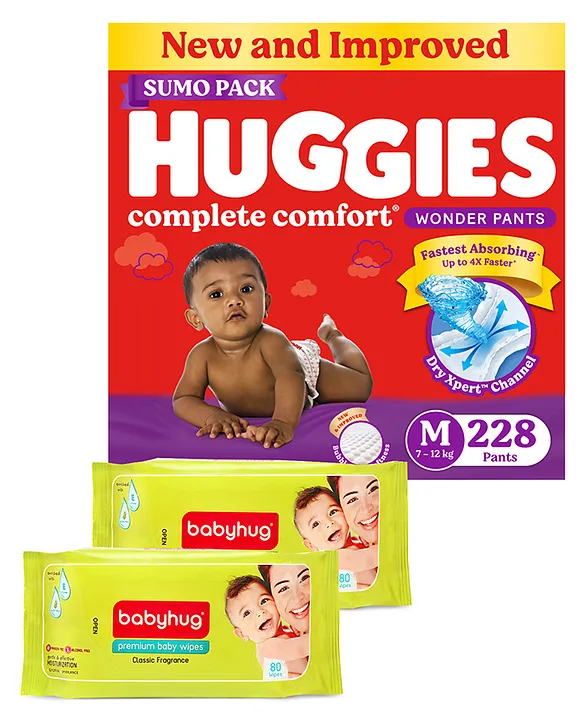 Buy Huggies Complete Comfort Wonder Pants With Aloe Vera, Medium