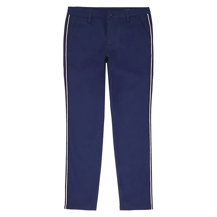 Buy Allen Solly Men Solid Regular Fit Formal Trouser  Blue Online at Low  Prices in India  Paytmmallcom