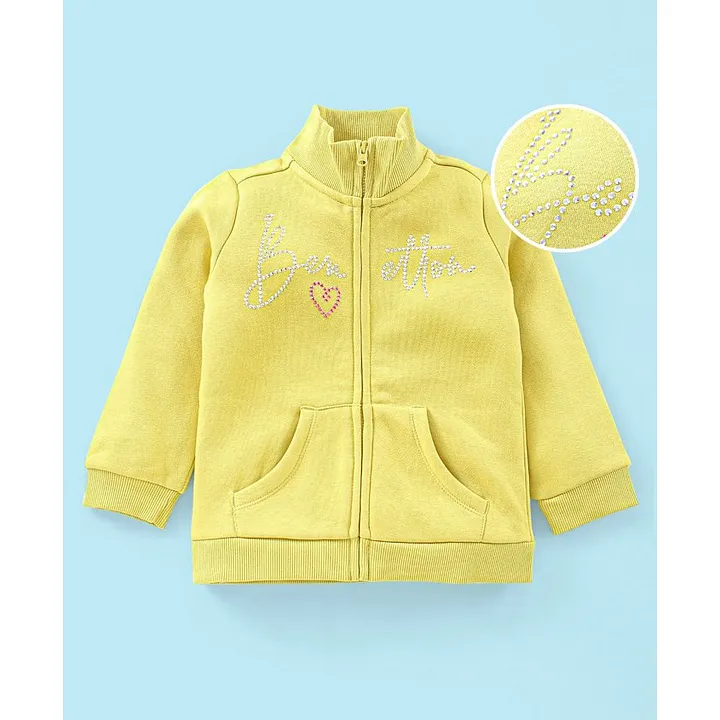 Buy UCB Full Sleeves Sweatshirt Yellow for Girls (9-10Years) Online in  India, Shop at FirstCry.com - 10202396