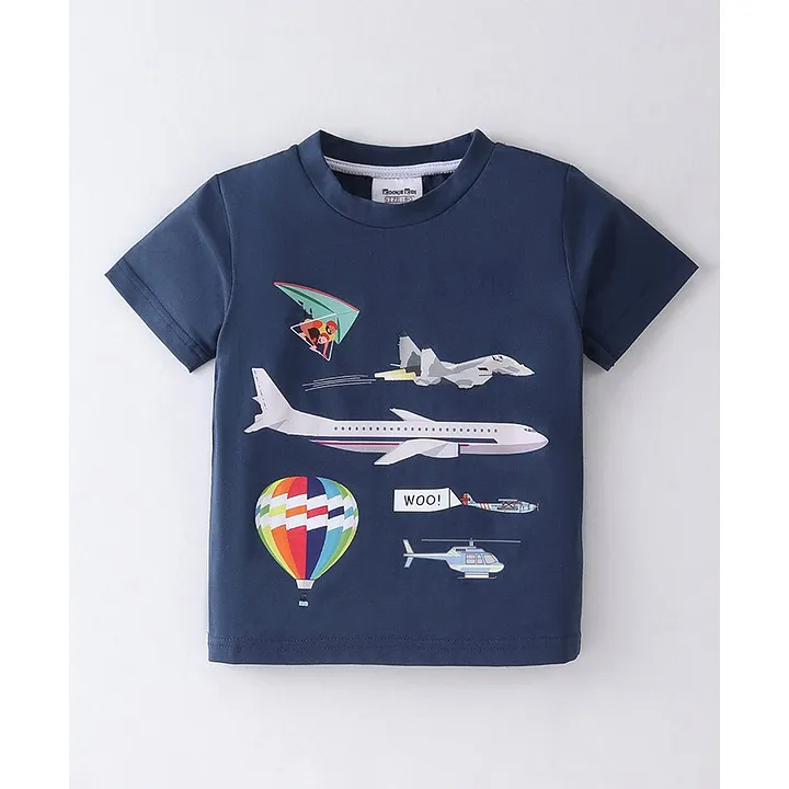 Airplane Tee KID Unisex Hand Painted T-shirt Paper Plane 