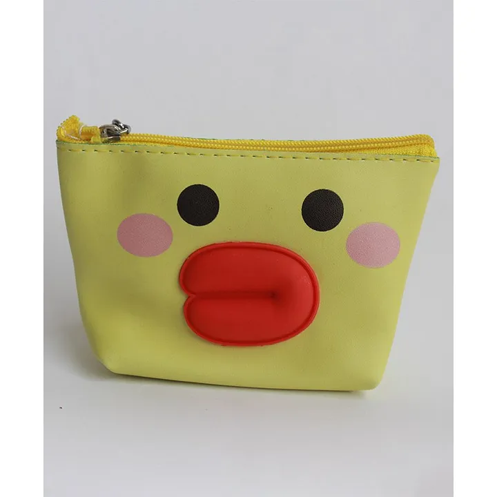 Aabacus Duck Theme Coin Pouch Cum Key Chain - Yellow [+info]