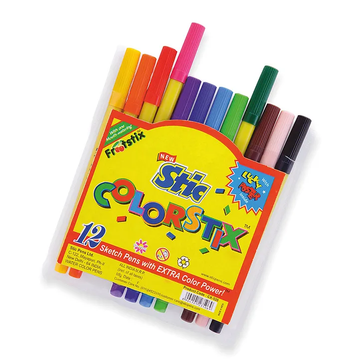 Colorstix Sketch 20+1 Color Set – Stic Art and Craft