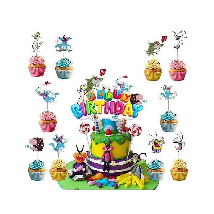 Cartoon Cake Decoration and Icing Tips - Oggy and Jack Cartoon Cake -  YouTube