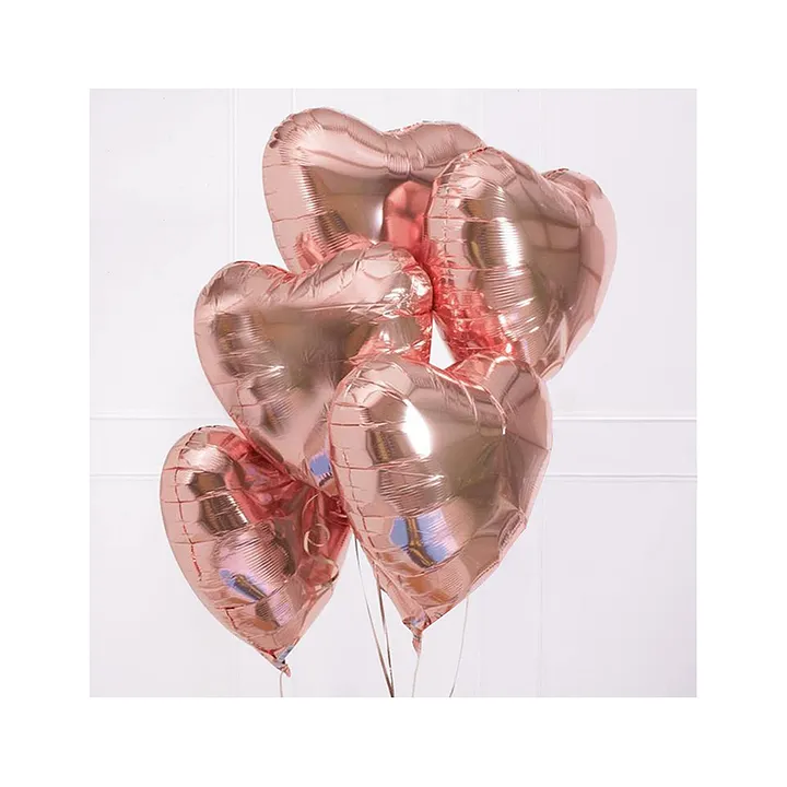 Buy AMFIN (Pack of 70) Happy Birthday Rosegold Letter Foil Balloon