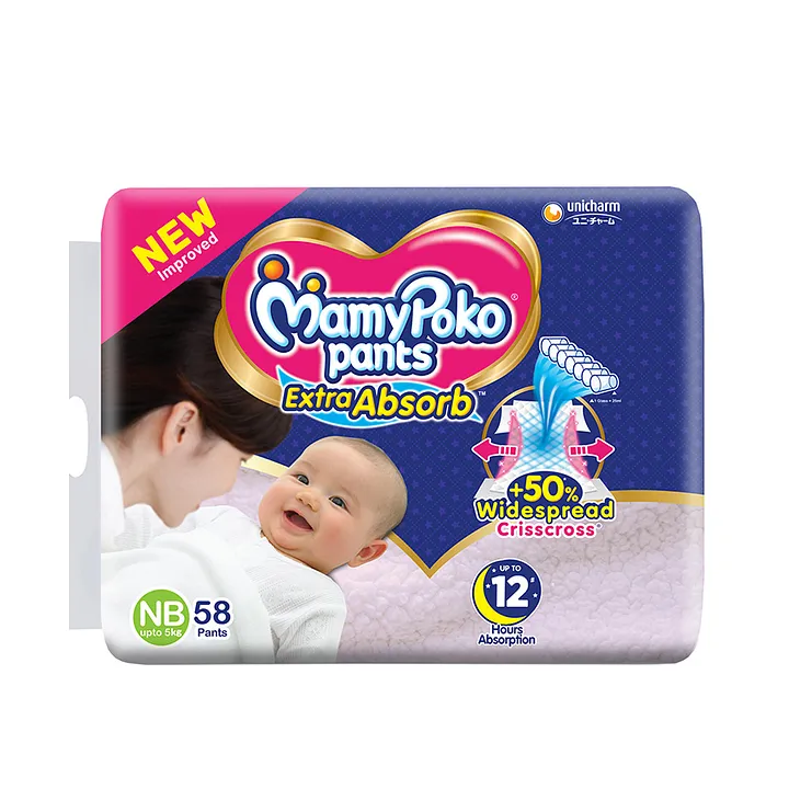 Pampers Diapers Diapers Baby Pants Pants Mamypoko Xtra Dry S38 M32 L28 XL26  XXL24 | Shopee Malaysia
