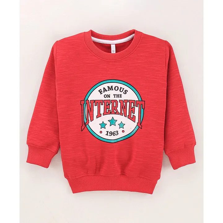 Buy Grab It Full Sleeves Sweatshirt Text Print Navy Blue for Girls  (12-24Months) Online in India, Shop at  - 9798110