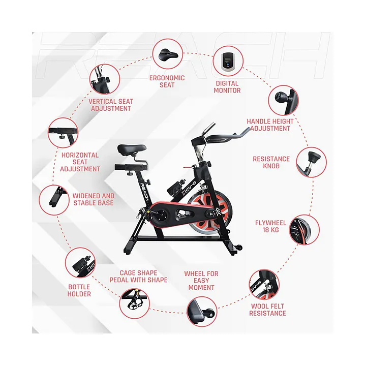 elev 8 spin bike
