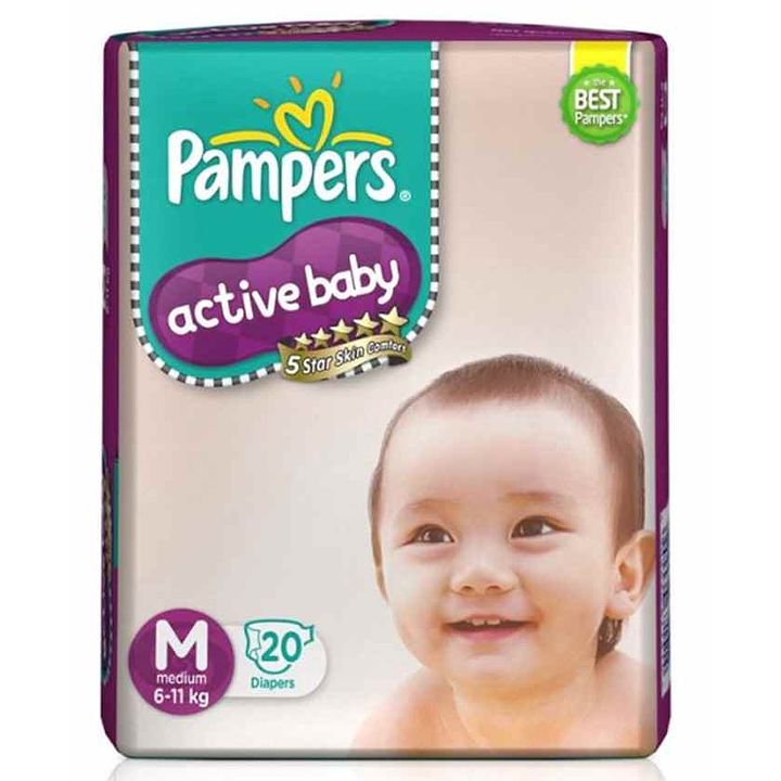 pampers active baby pants medium