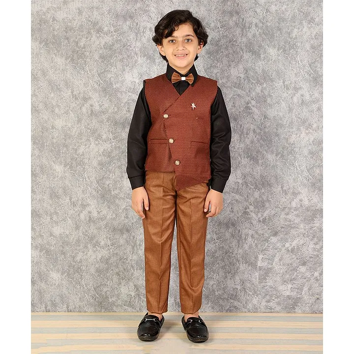 House of Cavani  Mens Brown Ascari Waistcoat  Suit Direct