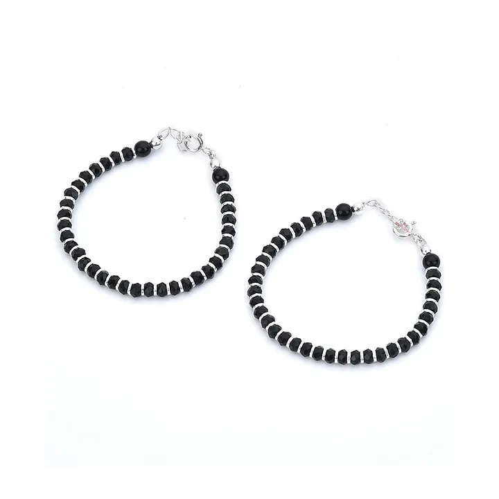 Buy Black Beads Bracelet with Evil Eye Stone and Buddha Nazar Suraksha  Kawach for Men and Women Online - Get 48% Off