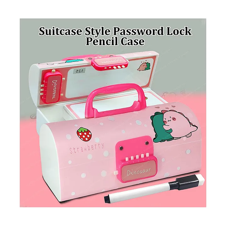 Buy Crackles Kids Pen And Pencil Box - Suitcase Style Multi Layer Password  Lock Pencil Case Box Kids, Case For Kids Online at Best Prices in India -  JioMart.