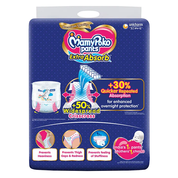 MamyPoko Large Size Baby Diapers 32 Count  L  Buy 32 MamyPoko Pant  Diapers  Flipkartcom