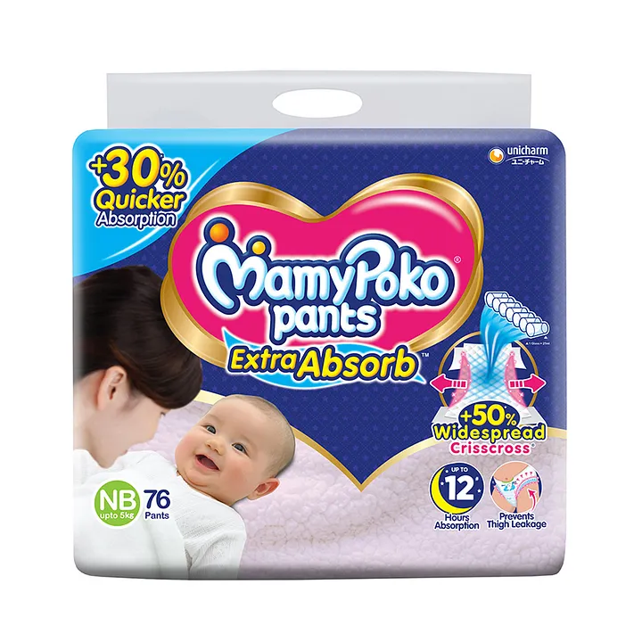 Buy MamyPoko Baby Tape Diapers New Born mini Pack of 30 Online at Low  Prices in India  Amazonin