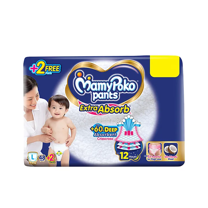 Buy MamyPoko Extra Absorb Pants XL 30 count 12  17 kg Online at Best  Prices in India  JioMart