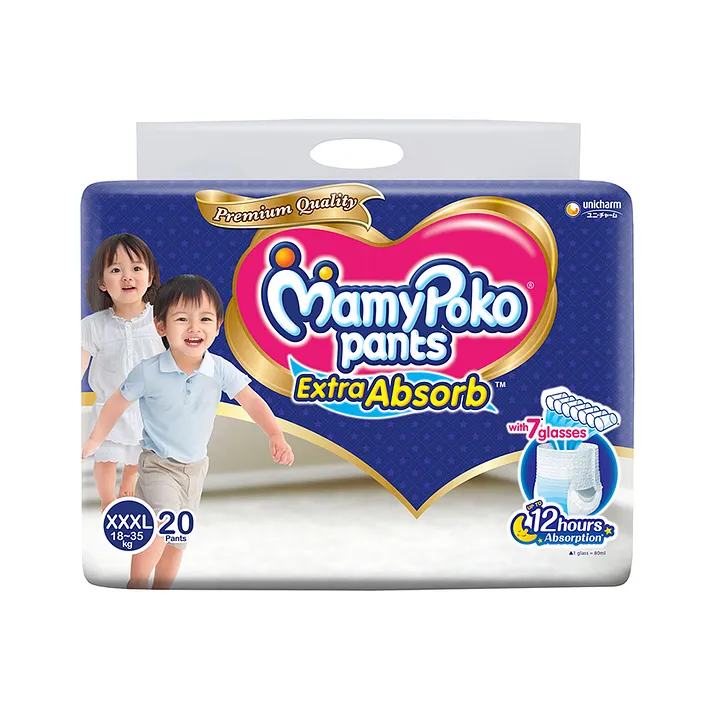 Buy Mamy Poko Pant Style Medium Size Diapers 20 Count Online at Low  Prices in India  Amazonin