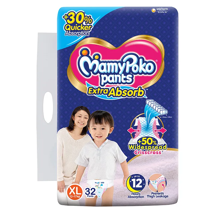Buy MamyPoko Pants Extra Absorb Diaper for Babies  Extra Large Size Pack  of 322 Diapers XL322 Online at Low Prices in India  Amazonin