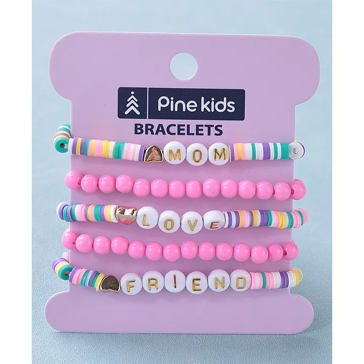 Pine Kids Free Size Bracelets Pack of 5 Multicolor Online in India Buy at  Best Price from Firstcrycom  12105124