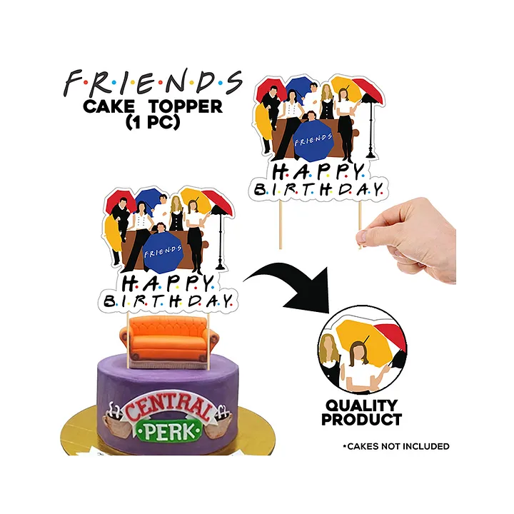 Friends TV Show Cake Topper Friends Birthday Cake Decorations for Frie –  Epic Stuff