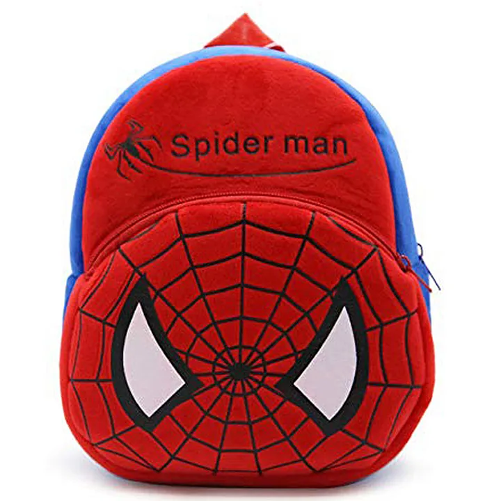 Buy Kuber Industries Marvel Spider-Man School Bag|2 Compartment Rexine  School Bagpack|School Bag for Kids|School Bags for Girls with Zipper  Closure|Small Size (Black) Online at Best Prices in India - JioMart.