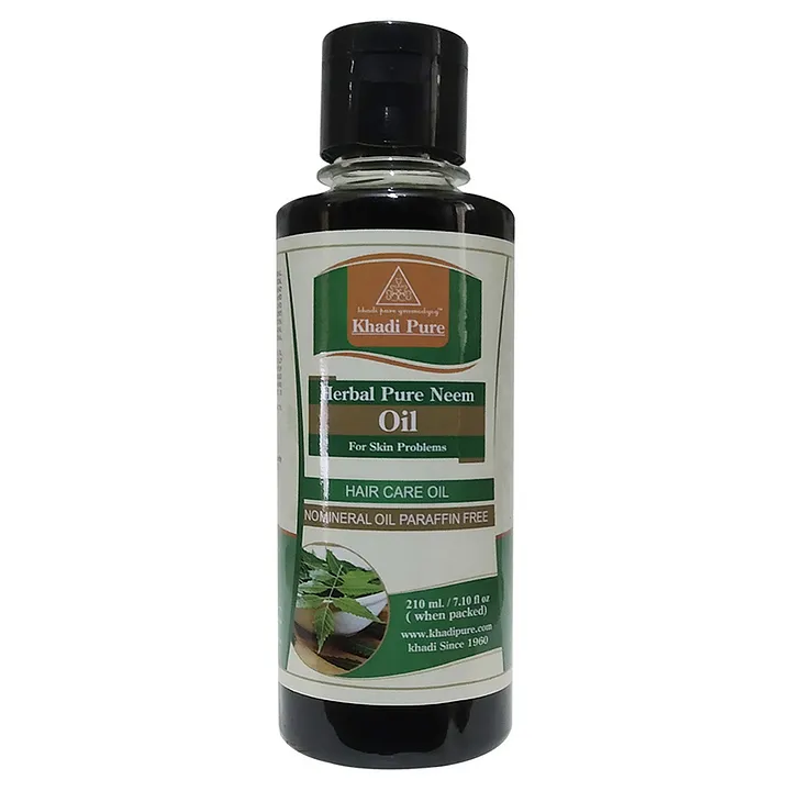 GeetaOrganics Neem Haie oil natural oil Best for hair and skin 200ml For  Cosmetic