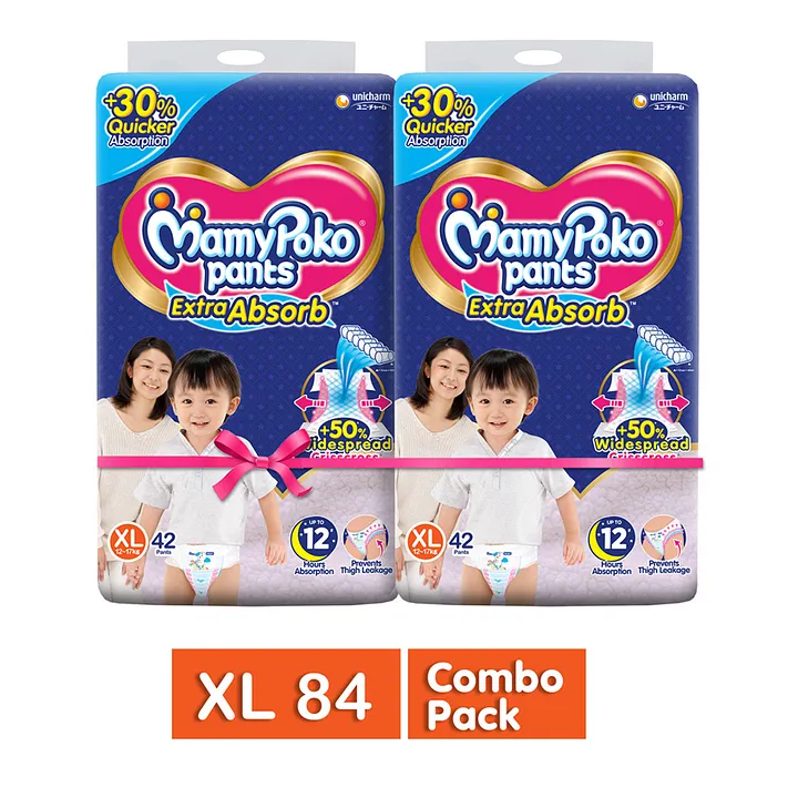 MamyPoko Extra Absorb Pants Style Diapers Extra Large 32 Pieces Online in  India Buy at Best Price from Firstcrycom  12022311
