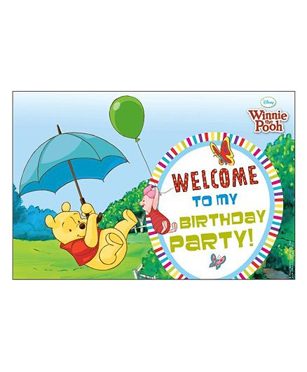 winnie the pooh welcome sign