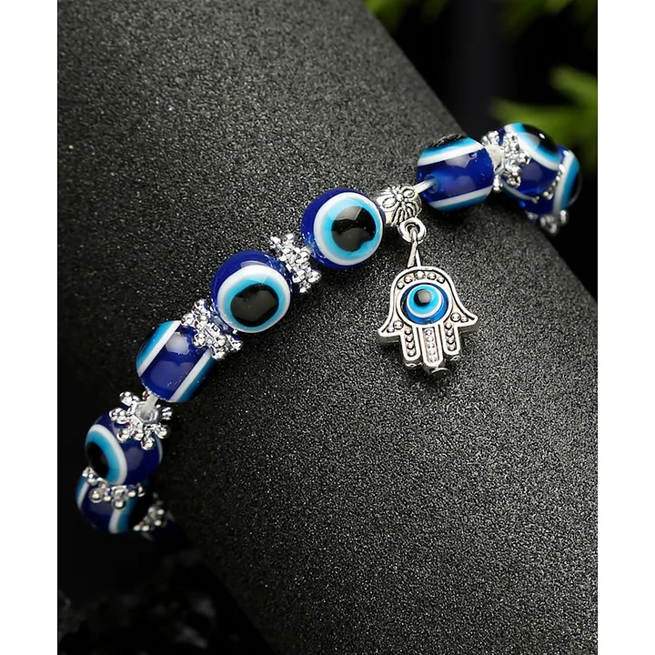 Linear Diamond Evil Eye Bracelet