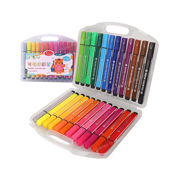 Flipkartcom  BONGERKING Washable Watercolor Pens Set Art Markers Colour Sketch  Pens  48 Set  Maker Pens