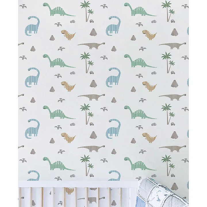 Dinosaur Seamless Pattern Cute Kids Dinosaurs Colorful Dragons Vector  Wallpaper Stock Illustration  Download Image Now  iStock