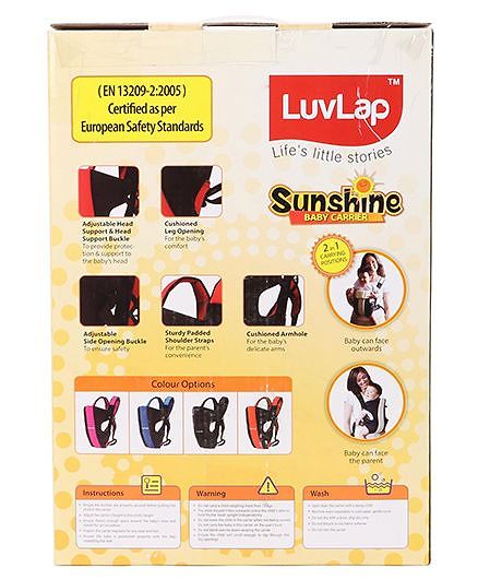 luvlap sunshine baby carrier