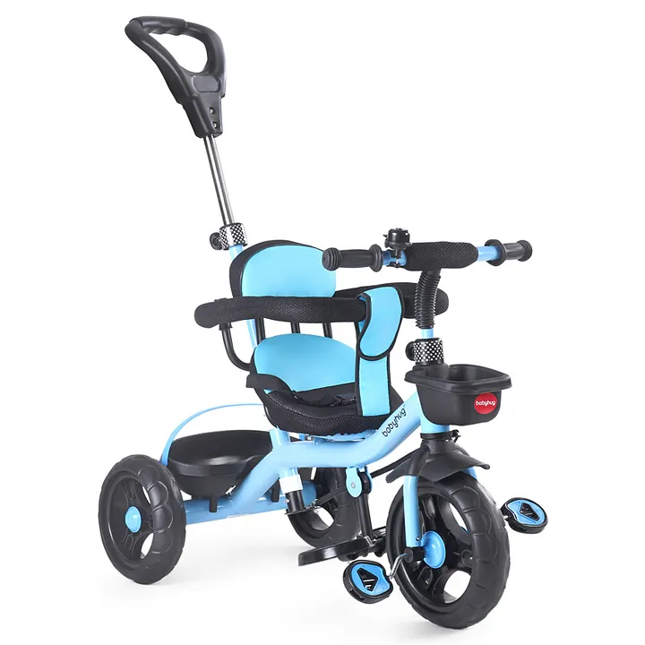 blue tricycle