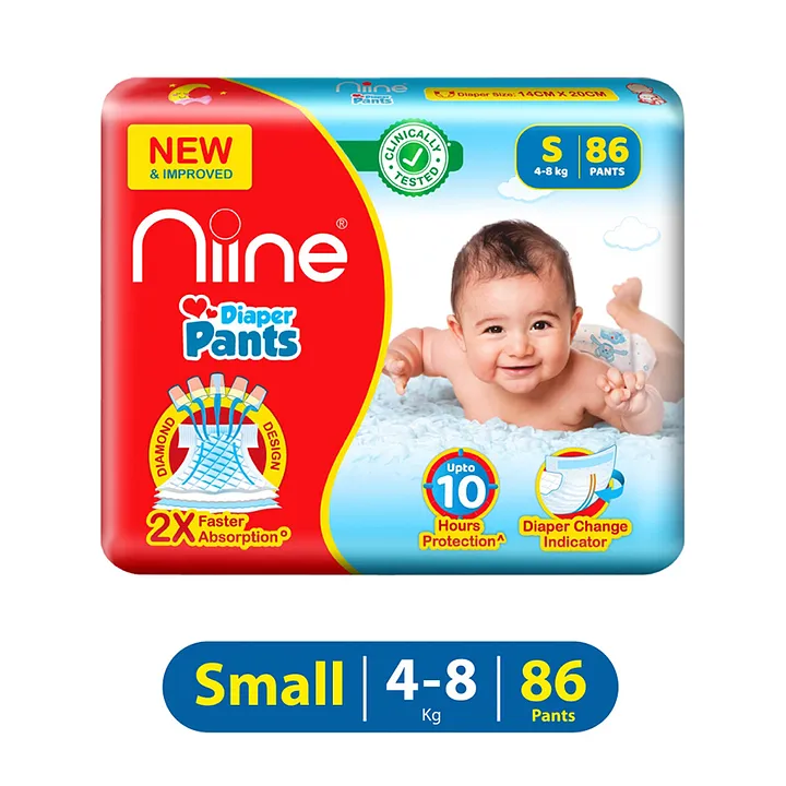 Buy Bumtum Baby Diaper Pants, Small Size 78 Count, Double Layer Leakage  Protection Infused With Aloe Vera, Cottony Soft High Absorb Technology  (Pack of 1) Online at Low Prices in India - Amazon.in