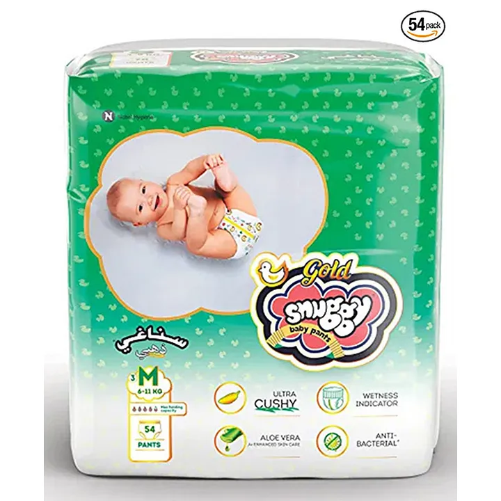 Luv Lap Baby Diaper Pants M Size Medium  Pack of 36