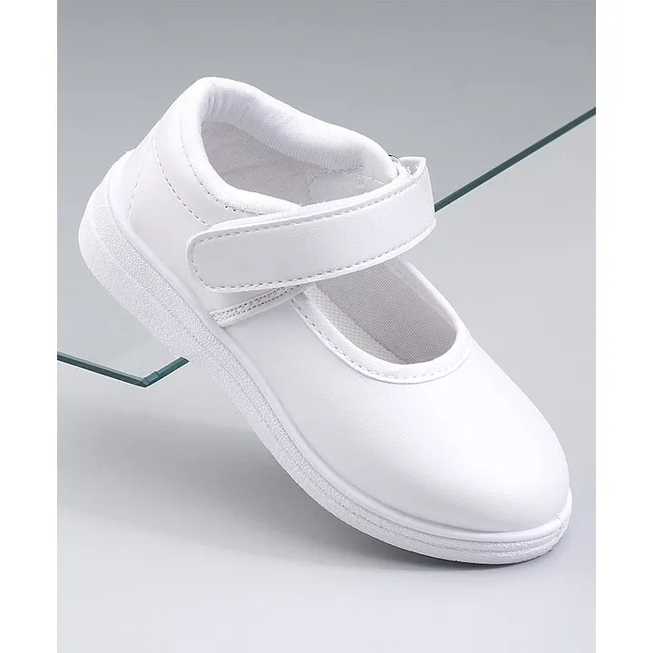 Girls White Occasion Shoes with Heels