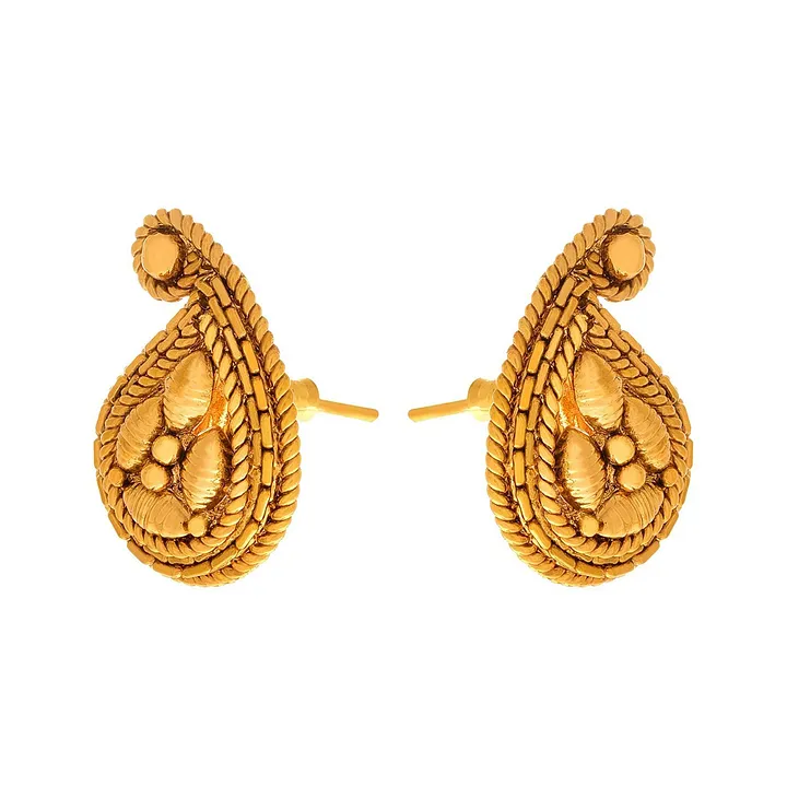 Fida Ethnic Gold Plated Floral Kundan Pearl Stud Earring for Women Buy  Fida Ethnic Gold Plated Floral Kundan Pearl Stud Earring for Women Online  at Best Price in India  Nykaa