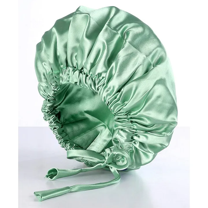BlingHair Satin Hair Bonnet Sleeping Cap Large Pack of 1 Pista Green  Online in India Buy at Best Price from Firstcrycom  13093898