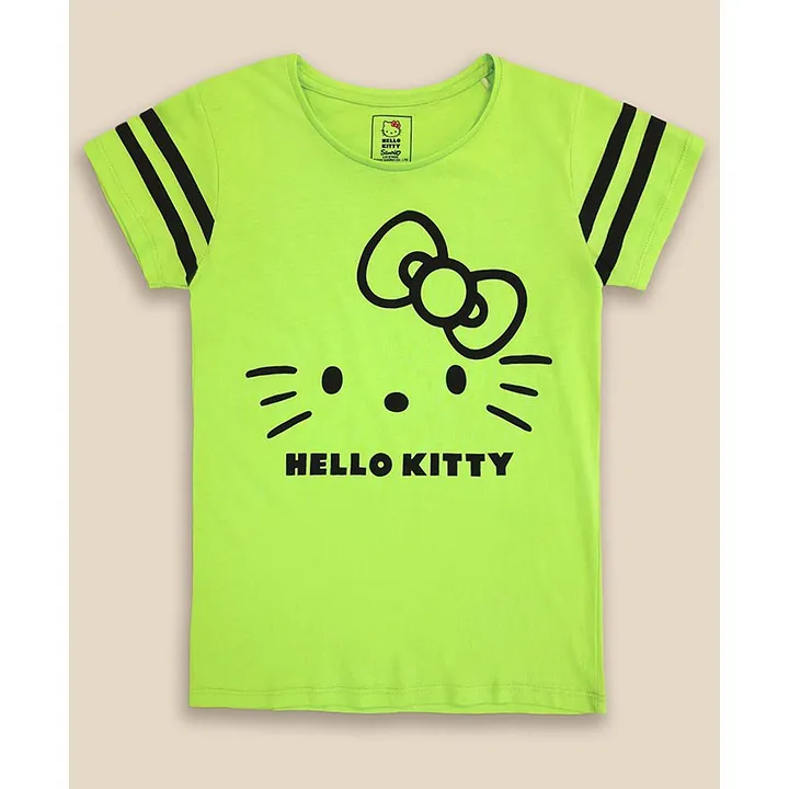 Hello Kitty By Kidsville Girl's Regular fit T-Shirt