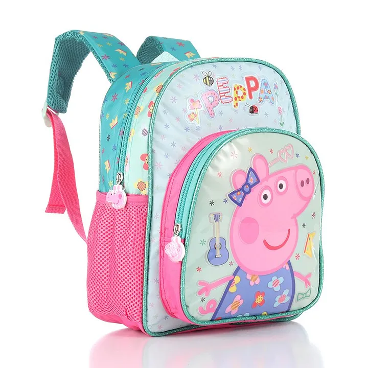 Flipkart.com | Peppa Pig Pre-School Peppa & George Pig 36cm Trolley Nursery  (LKG/UKG/1st std) School Bag - School Bag