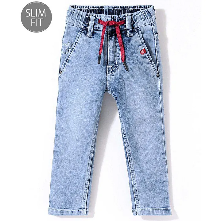 Loose Fit Shade Blue Multiple Pocket Premium cargo Denim jeans For Men   Peplos Jeans
