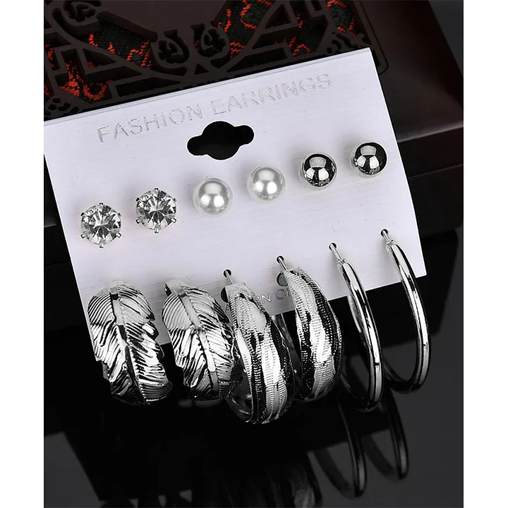 Buy AYESHA Womens Metallic Gold Western Half Circle Ornately Cut Hoop  Earrings  Shoppers Stop