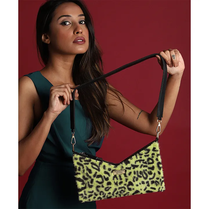 Buy FURBABY Animal Print Faux Fur Box Shaped Shoulder Bag Online at Best  Prices in India  JioMart