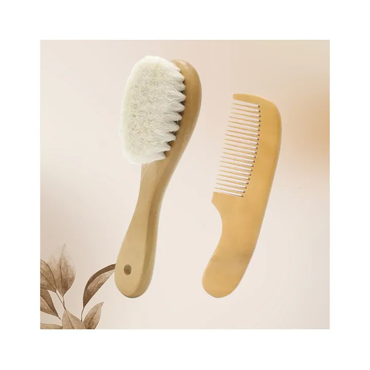 Boar Bristle Hair Brush and Comb Set for Women Men India  Ubuy