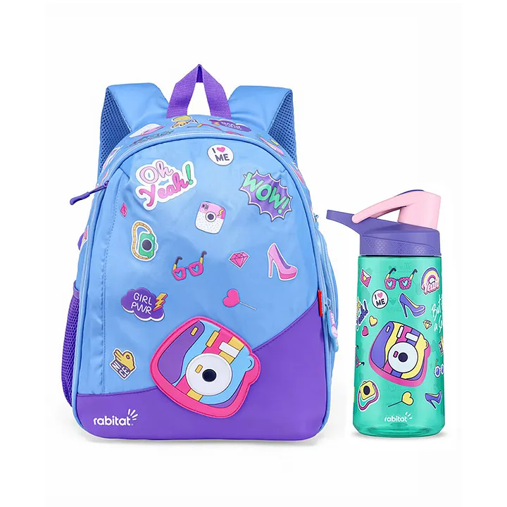 Rabitat Airpack & Flip Combo Smash Big kid School Bag and Fliplock