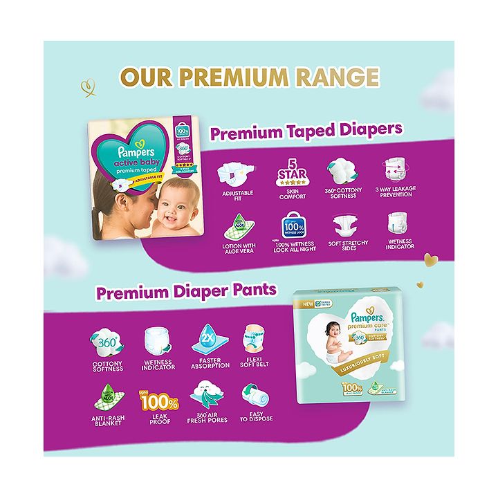 pampers active baby large 78 price