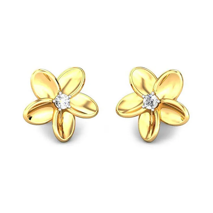 Buy Stud Earrings Online in India  50 Designs  Best Price  Candere by Kalyan  Jewellers