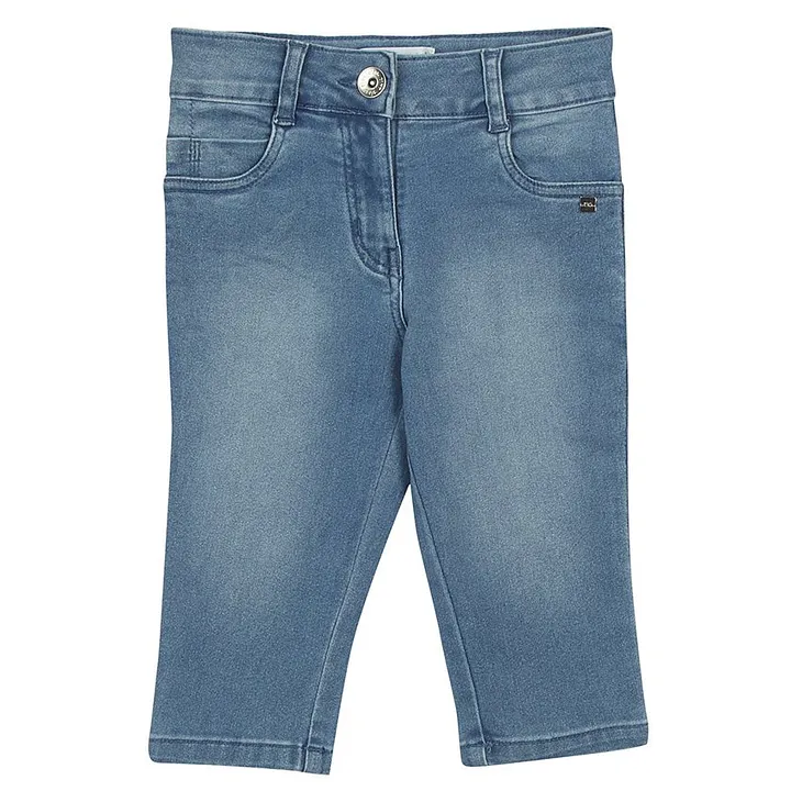 Trendy Latest Fancy Pocket Blue Denim Joggers Cargo Jeans  Pants For Girls   Women Combo